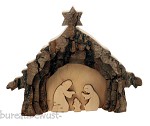 kerstgroep met schors